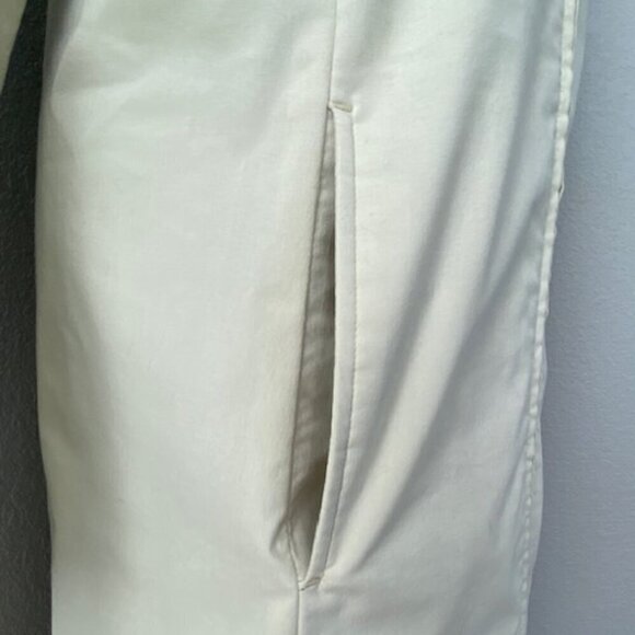 VINTAGE Street Style Pale Green Nylon Long Windbreaker Coat Medium - Picture 11 of 16